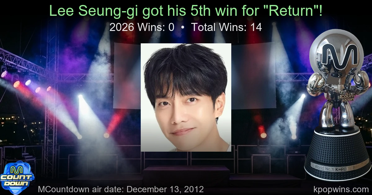 Lee Seung-gi - Return